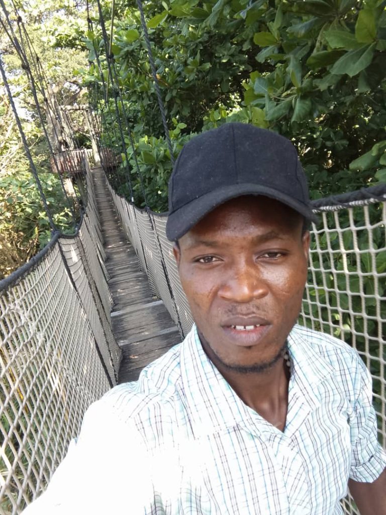 On the Canopy Walkway at the Legon Botanical Gardens